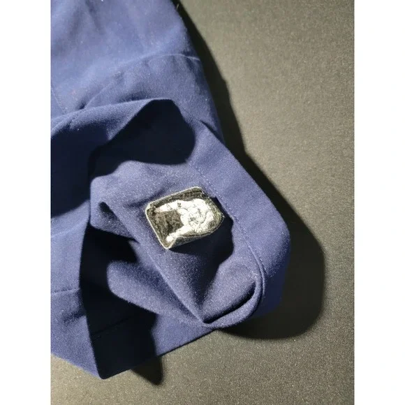 FIGS Technical Collection Leon Scrub Top Medium Blue Chest Pocket FM1500 - Picture 9 of 9